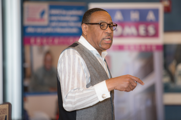 Percy teaching Homebuyer class